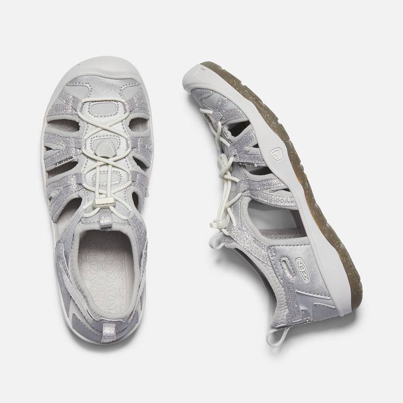 Keen Moxie Sandalen Kinder DE-85390 Silver - Keen Kinderschuhe Silber